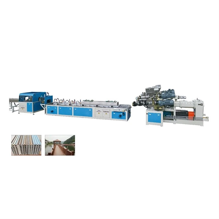 PE PP Wood Plastic Floor Extrusion Line manufacturers