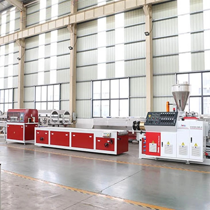 PE PP Wood Plastic Floor Extrusion Line suppliers